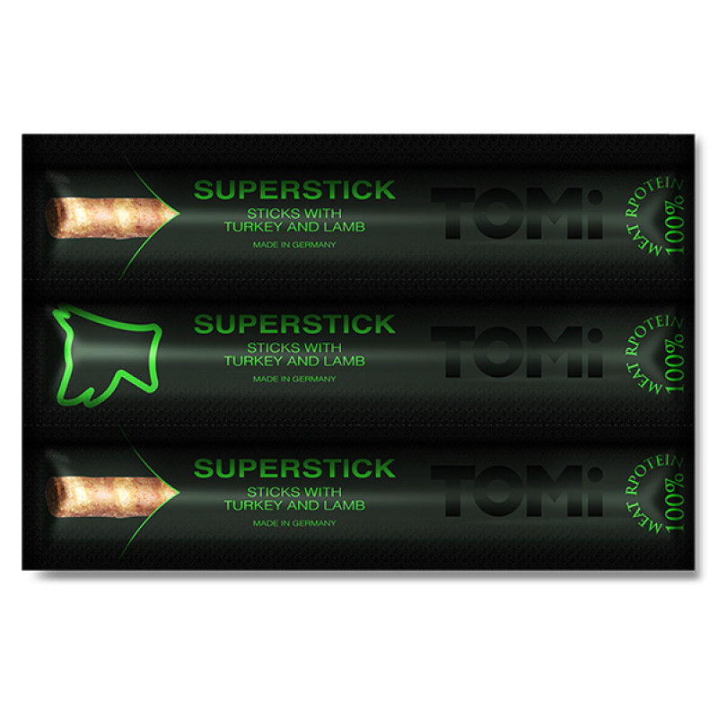 Tomi Sticks Dog Turkey & Lamb ласощі для собак з індичкою та ягнятком, 3 шт х 10 гр