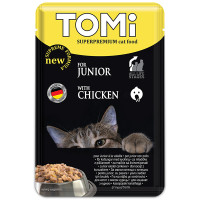 TOMi Superpremium Junior вологий корм для кошенят з куркою 100 гр