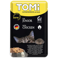 TOMi Superpremium Junior вологий корм для кошенят з куркою 100 гр