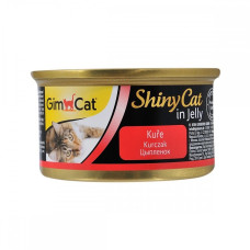 GimCat Shiny Cat Filet влажный корм с курицей для котов, 70 гр
