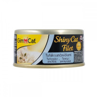 GimCat Shiny Cat Filet вологий корм для котів з тунцем та анчоусами, 70 гр