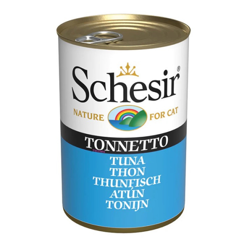 Schesir Tuna влажный корм для котов с тунцом, 140 гр