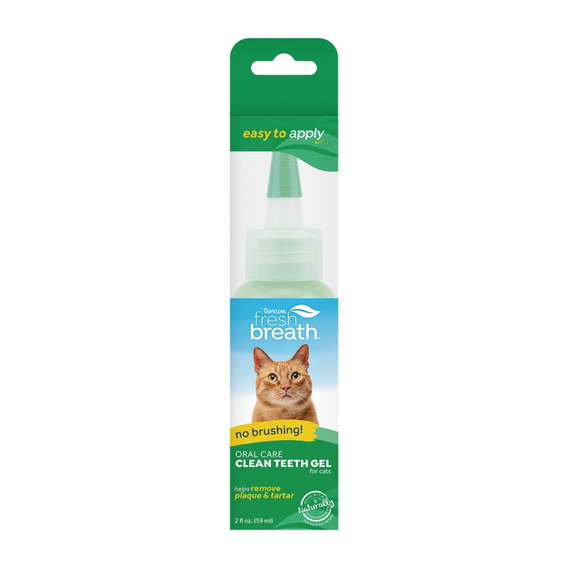 TropiClean Fresh Breath гель для ухода за зубами кошек, 59 мл