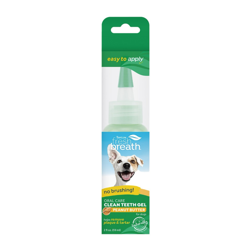 TropiClean Fresh Breath гель для догляду за зубами собак зі смаком арахісового масла, 59 мл