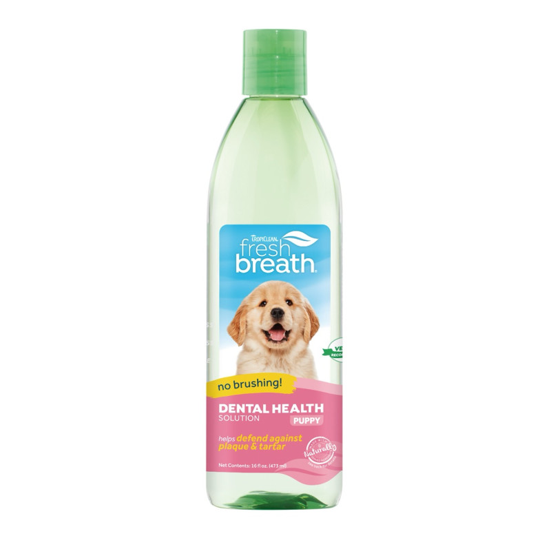 TropiClean Fresh Breath добавка в воду для щенков для свежего дыхания, 473 мл