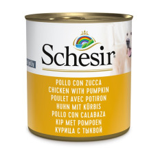 Schesir Chicken With Pumpkin влажный корм с курицей для собак, 285 гр