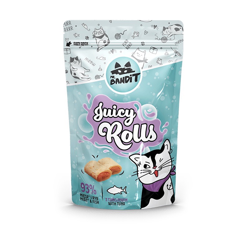 Mr. Bandit Juicy Tuna Rolls лакомство для котов с тунцом, 40 гр