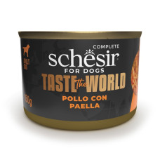 Schesir Taste The World Chicken Paella вологий корм з куркою та креветками для собак, 150 гр