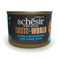 Schesir Taste The World Lamb With Cous Cous влажный корм с ягненком для собак, 150 гр