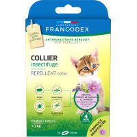 Francodex Repellent Collar ошейник от блох и клещей для котят, 35 см