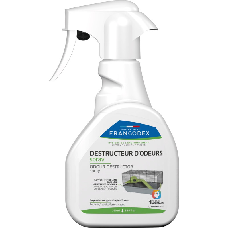Francodex Odour Control Small Animals спрей від запаху гризунів 250 мл