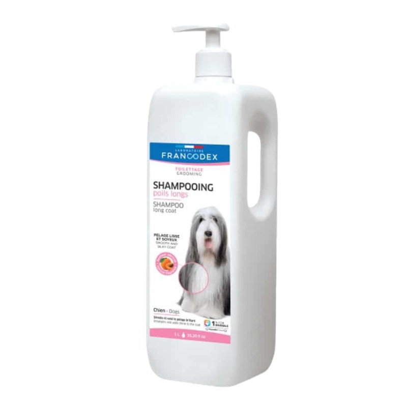 Francodex Long Coat Shampoo Dog шампунь для длинношерстных собак, 1 л