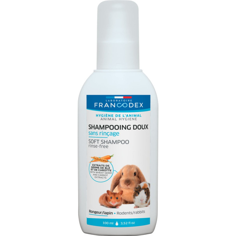 Francodex SHAMPOO'RONDET спрей-шампунь для грызунов, 100 мл