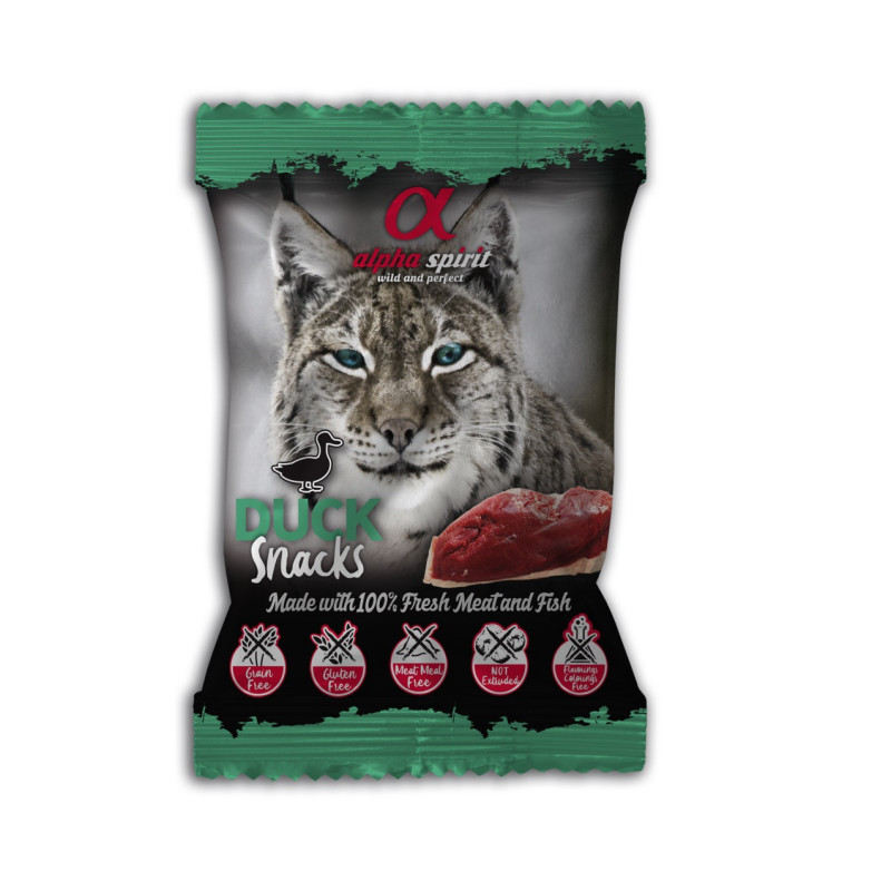 Alpha Spirit Duck Snacks for Cat ласощі для котів з качкою 50 гр