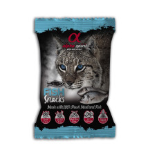 Alpha Spirit Fish Snacks for Cats ласощі для котів з рибою 50 гр