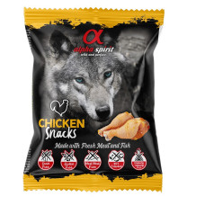 Alpha Spirit Chicken Snacks for Dogs лакомство для собак с курицей, 50 гр