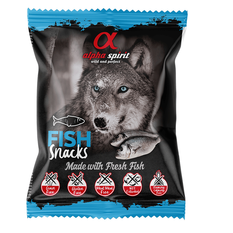 Alpha Spirit Fish Snacks for Dogs ласощі для собак з рибою, 50 гр