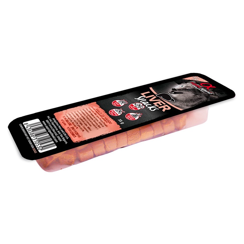 Alpha Spirit Liver Snacks for Dogs лакомство для собак с печенью, 35 гр