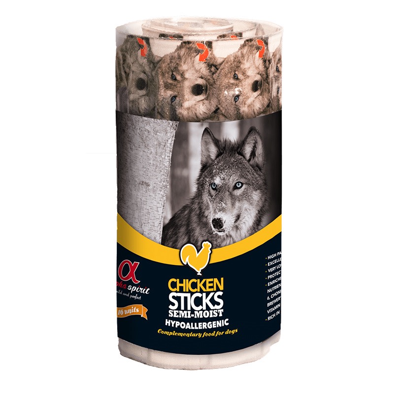 Alpha Spirit Chicken Sticks for Dogs ласощі для собак з куркою, 16 шт х 10 гр