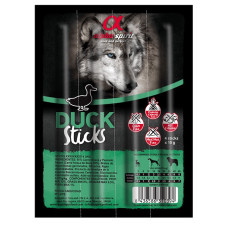 Alpha Spirit Duck Sticks for Dogs лакомство для собак с уткой, 4 шт х 10 гр