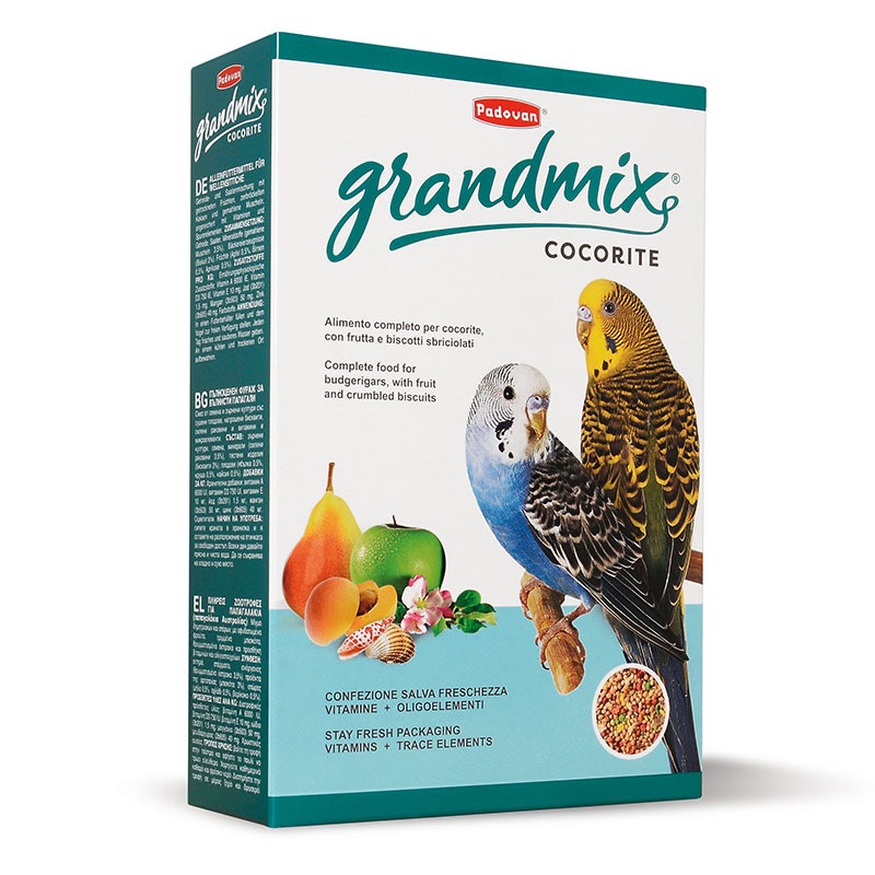 Padovan Grandmix Cocorite корм для хвилястих папужок 1 кг