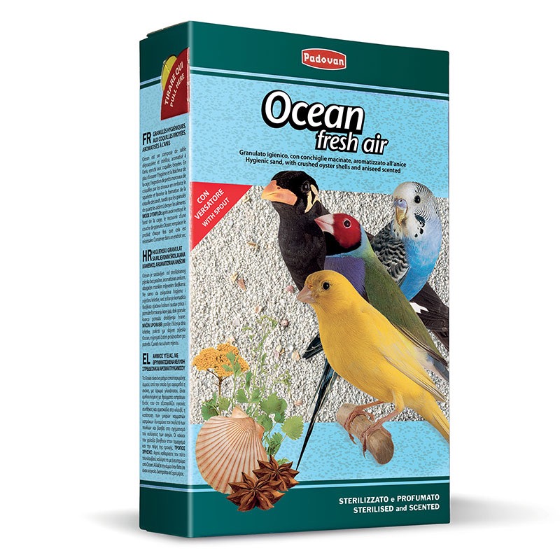 Padovan Ocean Fresh Air кварцовий наповнювач для птахів 1 кг