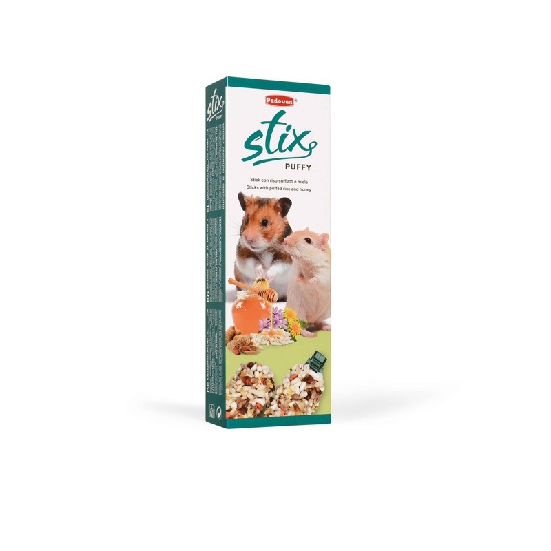 Padovan Stix Puffy Criceti лакомство для грызунов, 100 гр
