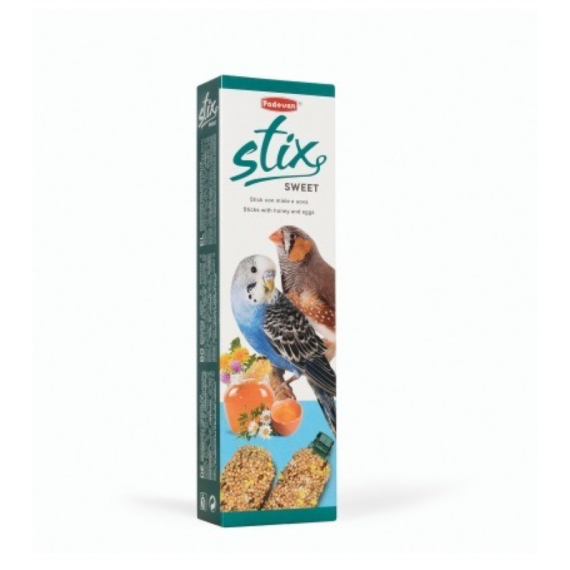 Padovan Stix Sweet Cocorite/Esotici лакомство для птиц 80 гр