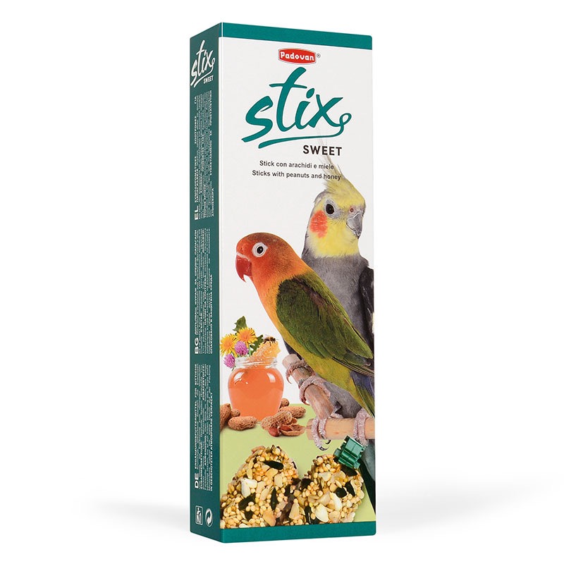 Padovan Stix Sweet Parrocchetti ласощі для птахів 100 гр