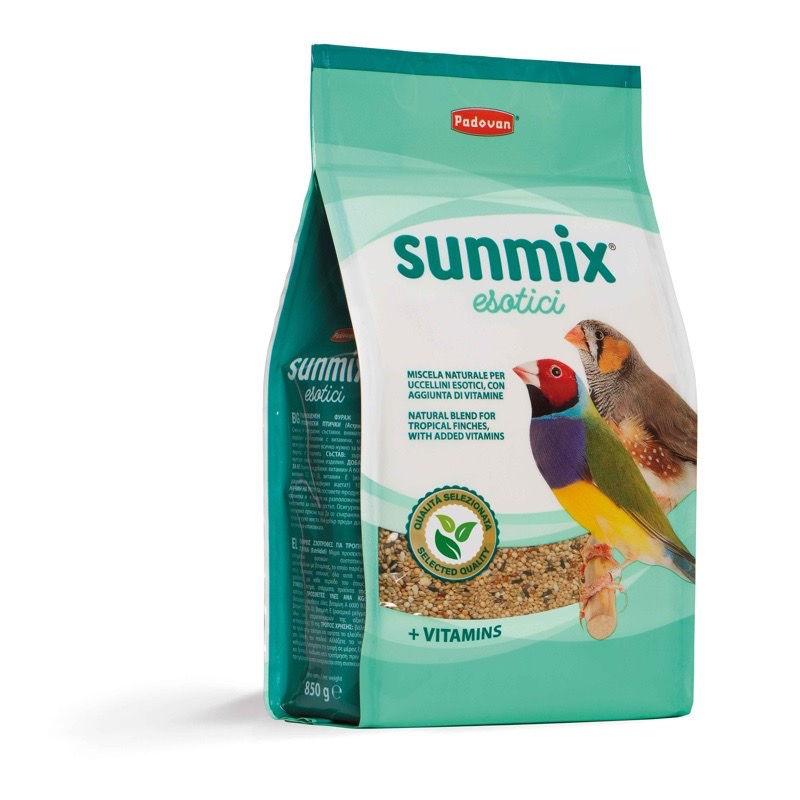 Padovan SunMix Esotici корм для екзотичних птахів 850 гр