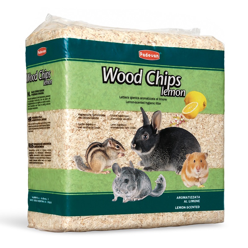 Padovan Wood Chips Lemon наполнитель для грызунов 14 л