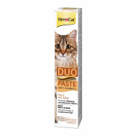 GimCat Duo Paste Anti-Hairball Malt With Cheese паста для котів для виведення вовни при чутливому травленні, 50 гр
