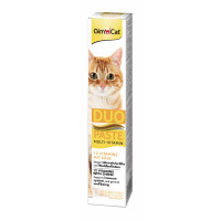 GimCat Duo Paste Multi-Vitamin 12 Vitamins With Cheese витаминизированная паста для кошек с сыром, 50 мл