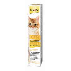 GimCat Duo Paste Multi-Vitamin 12 Vitamins With Cheese витаминизированная паста для кошек с сыром, 50 мл