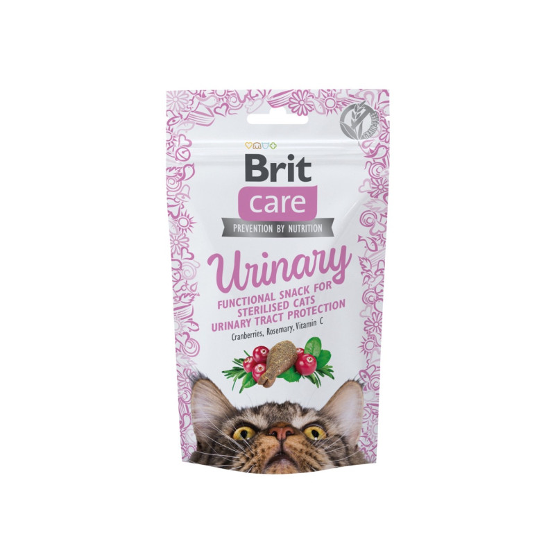 Brit Care Cat Snack Urinary ласощі для котів для здоров'я сечостатевої системи, 50 гр