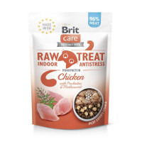 Brit Raw Treat Indoor & Antistress Freeze-dried ласощі для котів з куркою 40 гр
