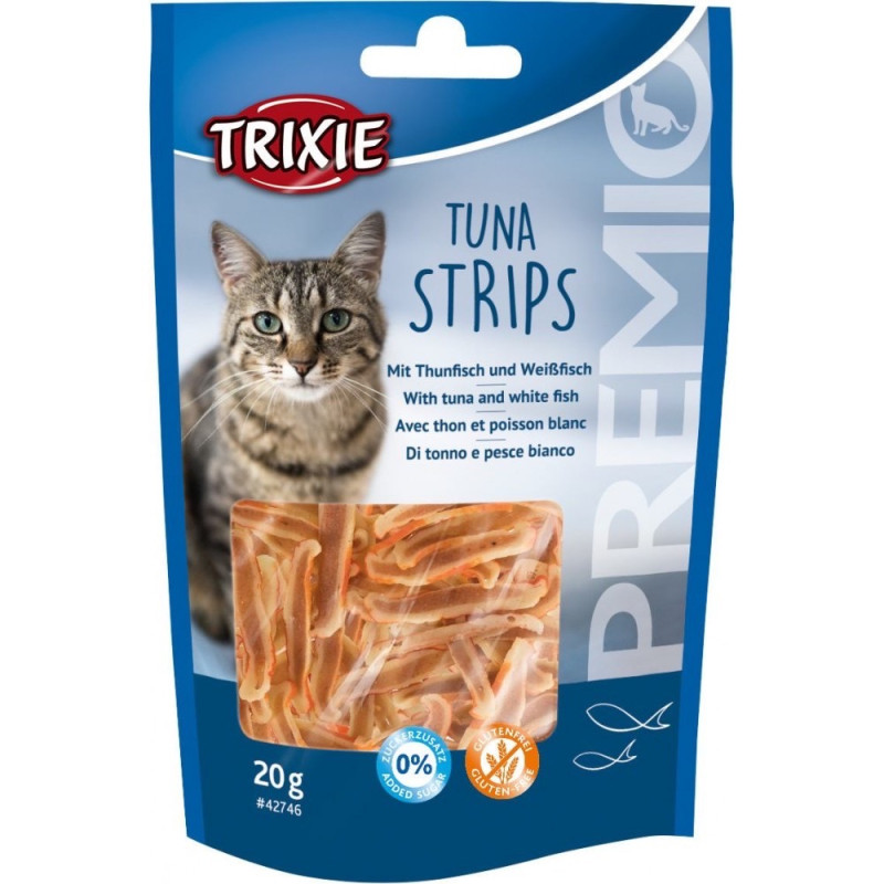 Trixie Premio Tuna Strips ласощі для котів з тунцем 20 гр