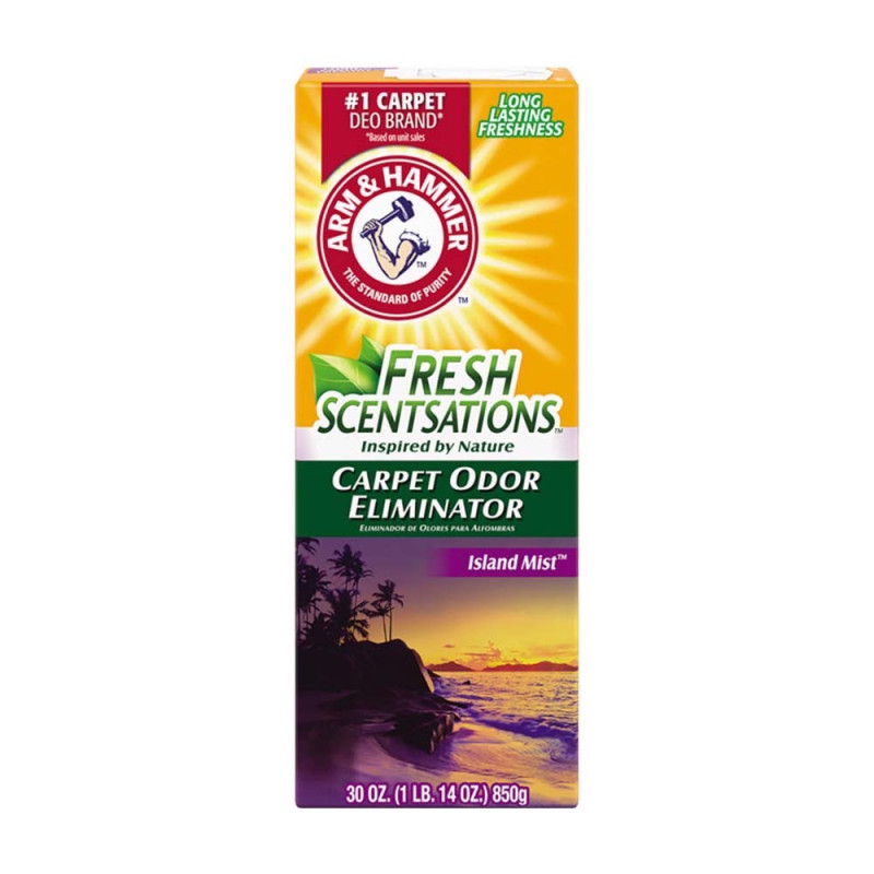 Arm&Hammer Carpet Odor Eliminator Island Mist засіб для усунення плям та запахів від тварин на килимах 850 гр