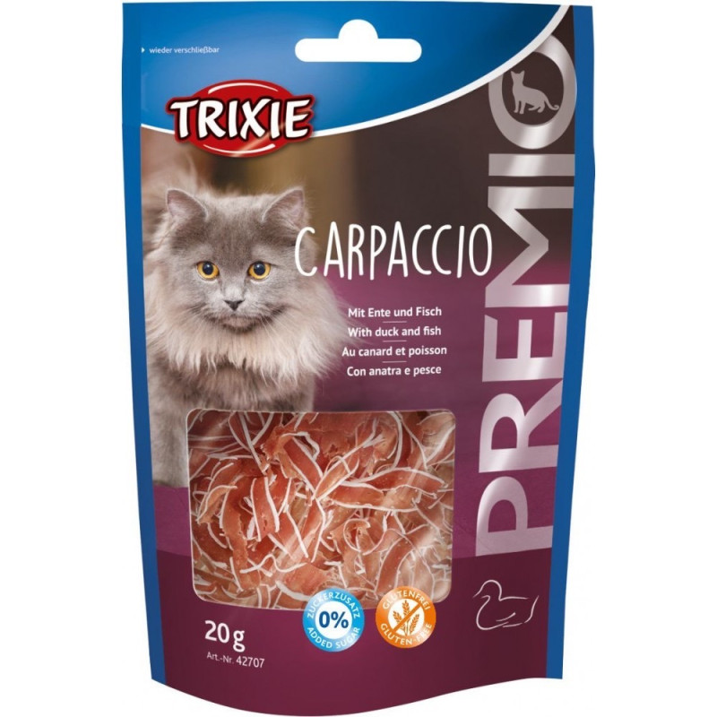 Trixie Premio Carpaccio ласощі для котів з качкою та рибою 20 гр