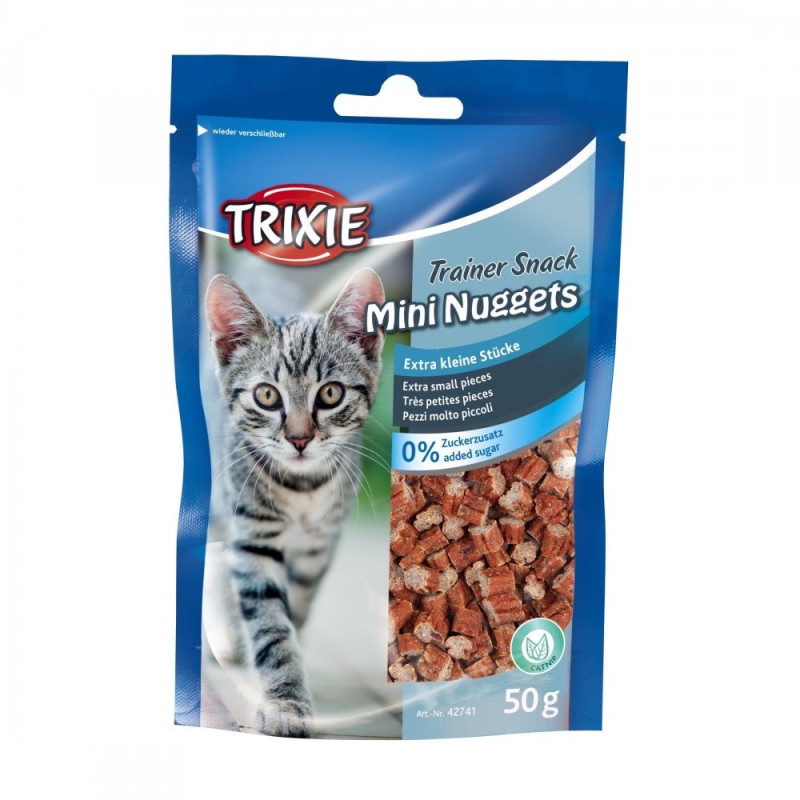 Trixie Trainer Snack Mini Nuggets лакомство для кошек с курицей и рыбой 50 гр