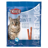 Trixie Premio Stick Quintett ласощі для котів з лососем та фореллю 5 шт х 5 гр