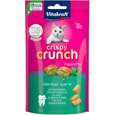 Vitakraft Crispy Crunch Dental Care ласощі для котів з м'ятою, 60 гр