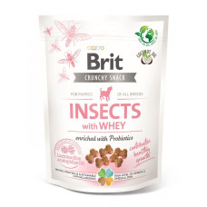 Brit Care Crunchy Cracker Puppy Insects лакомство для щенков с белком насекомых, 200 гр