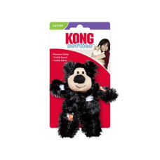 Kong Softies Patchwork Bear игрушка для котов, 11.5 см