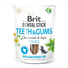 Brit Dental Stick Teeth & Gums лакомство для собак с ромашкой, 250 гр