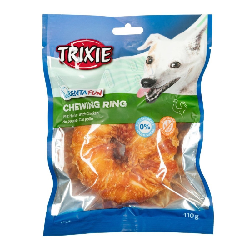 Trixie Denta Fun Ring лакомство для собак с курицей, 110 гр
