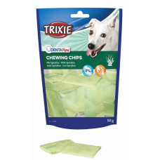 Trixie Denta Fun Chewing Chips лакомство для собак со спирулиной, 50 гр
