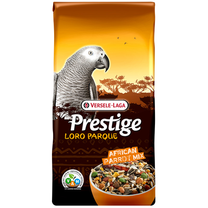 Versele-Laga Prestige Loro Parque African Parrot Mix корм для середніх та великих папуг, 15 кг