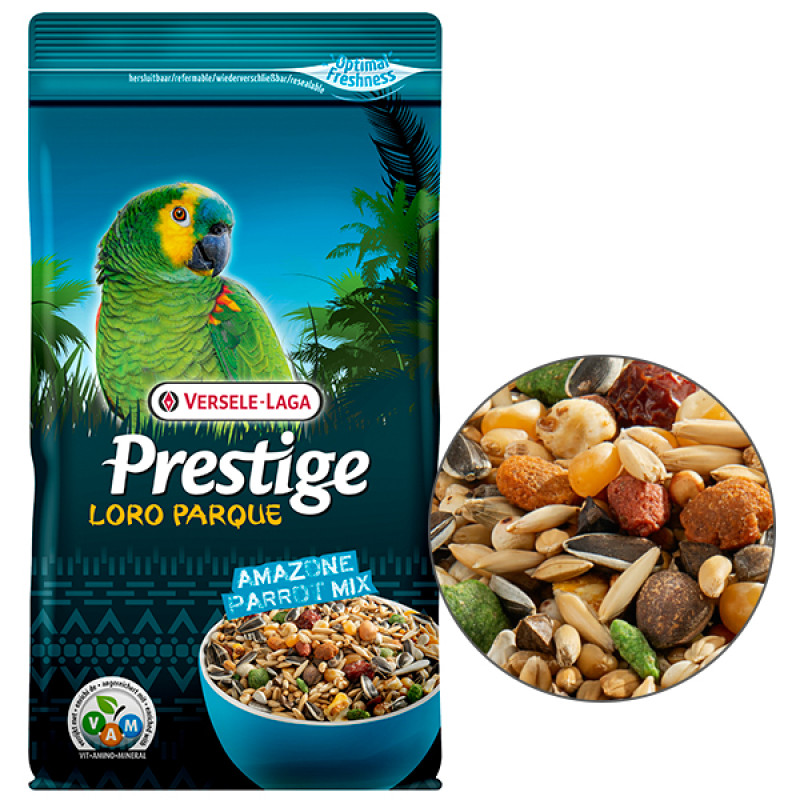 Versele-Laga Prestige Loro Parque Amazone Parrot Mix корм для середніх та великих папуг 1 кг