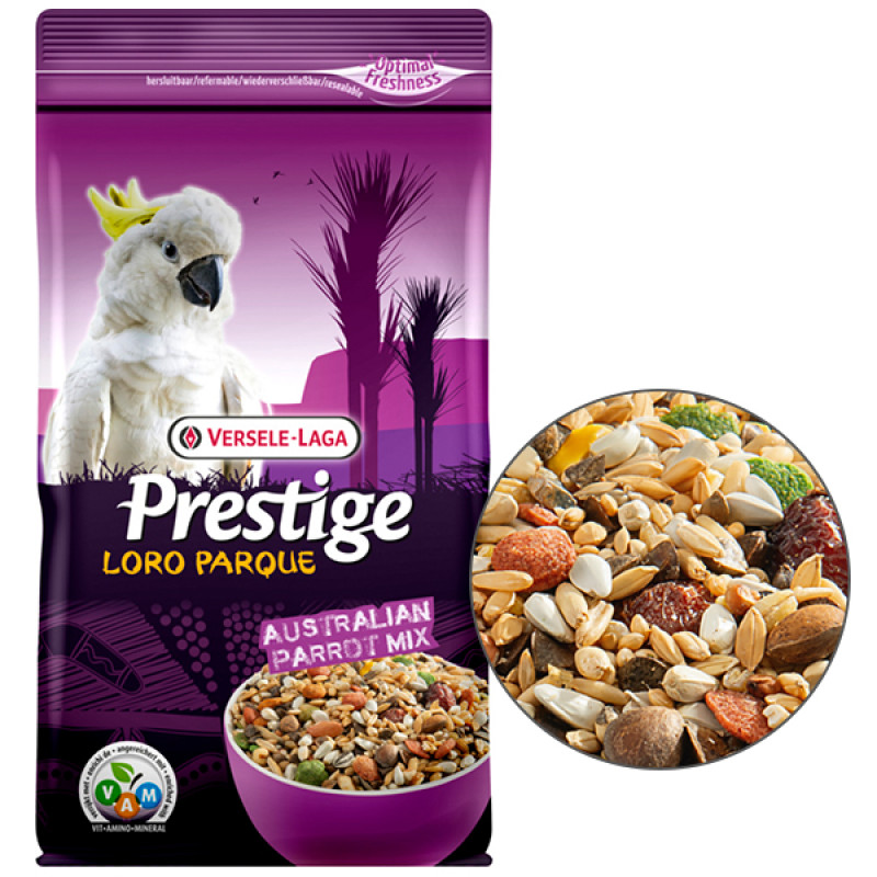 Versele-Laga Prestige Loro Parque Australian Parrot Mix корм для австралійських папуг, 1 кг